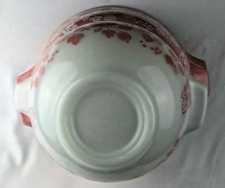 Vintage set 4 Pyrex Pink Gooseberry Nesting Cinderella Mixing Bowls 4