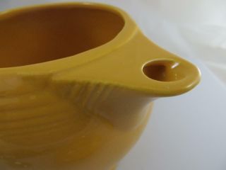 Vintage Fiesta Fiestaware Large Yellow Teapot & Lid Homer Laughlin 5 Cup 5