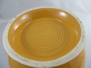 Vintage Fiesta Fiestaware Large Yellow Teapot & Lid Homer Laughlin 5 Cup 7