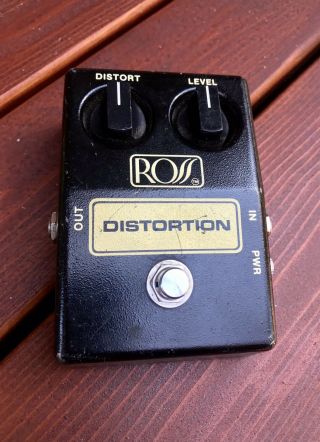 Vintage Ross Distortion R - 50 Distortion Pedal From 1980’s.  Great