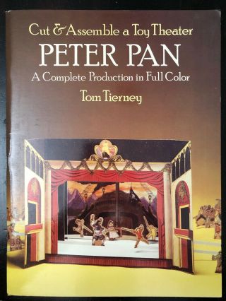 Vintage 1983 Peter Pan Cut & Assemble A Toy Theater By Tom Tierney Nos