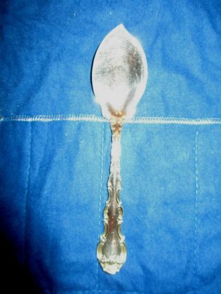 Gorham STRASBOURGH Sterling 2 Rare FRUIT Spoons,  Master BUTTER Knife,  No Mono 4