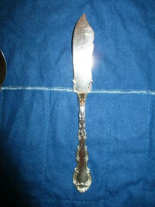 Gorham STRASBOURGH Sterling 2 Rare FRUIT Spoons,  Master BUTTER Knife,  No Mono 5