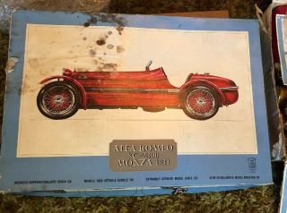 Vintage Pocher Alfa Romeo 8c 2300 Monza 1931 Model Italy Estate Item Parts