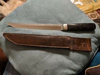 Vintage Shiva Knife,  Wood Handle