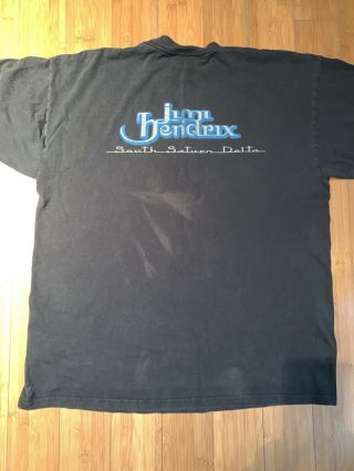Vintage 1997 Jimi Hendrix South Saturn Delta T - Shirt Mens Sz XL Winterland Rare 8