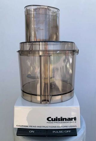 Vintage Cuisinart Food Processor Model Dlc - X Commercial Household Use