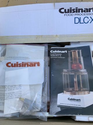 Vintage Cuisinart Food Processor Model DLC - X Commercial Household Use 4