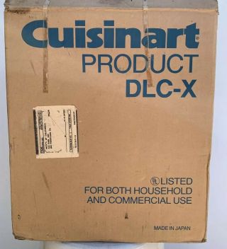 Vintage Cuisinart Food Processor Model DLC - X Commercial Household Use 7