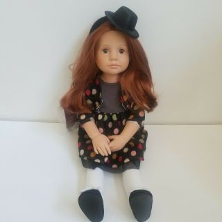 Gotz Happy Kidz Katie Red Hair Brown Eyes Doll Jointed Rare 19 Inches