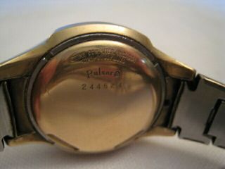 Vintage Pulsar 14k Gold Filled Red LED Watch 5