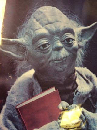 Star Wars Yoda Poster Vintage Read 1983 American Library Association VERY RARE 9