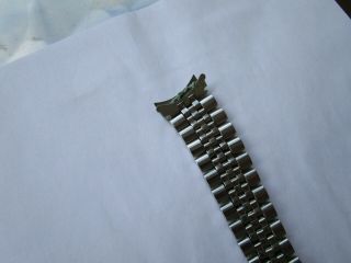 VINTAGE ROLEX STAINLESS STEEL U.  S.  A.  JUBILEE BRACELET OVAL LINK 555 6