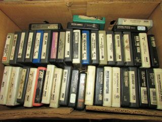 100,  Vintage 8 Track Music Tapes Blondie Scorpions Kiss Doors Billy Joel