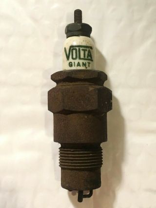 Vintage Early Voltage Giant Spark Plug 1900s Motorcycle