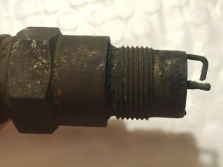 VINTAGE EARLY VOLTAGE GIANT SPARK PLUG 1900s MOTORCYCLE 5