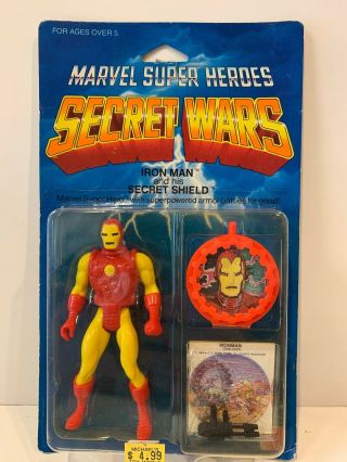 Mattel Secret Wars Iron Man Figure 1984 Vintage Marvel Heroes