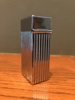 Vintage Parker Table Lighter Model 125,  Chrome Finish 5