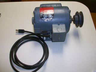 Vintage Rockwell 1/2 Hp.  1725 Rpm Dual Voltage Reversible Machine Motor