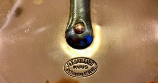 Lid For Marmite Pot Antique J&e Gaillard Paris Copper Pan French Vintage