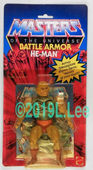 Mattel Toys Motu He - Man Masters Of The Universe Vintage Battle Armor C - 8 Rare