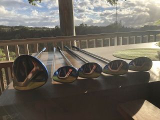 Rare RH Nike Vapor Fly Hybrid Set 2,  3,  4,  5,  Driver Golf Clubs 10