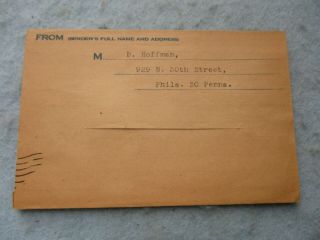 WWII US Army POW Post Card Stalag III - B Sergeant Prisoner of War 1945 WW2 4