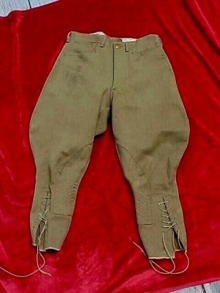 Ww2 Wwii Usa Us Army Officer Breeches Pants Trousers Date 1933