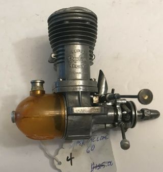 Vintage 1940 Cyclone 60 Gr Model Spark Ignition Cl/ff Engine