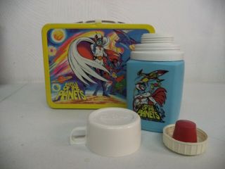 Vintage 1979 Battle Of The Planets Metal Lunch Box With Thermos