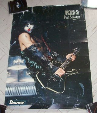 Kiss:vintage 1979 Paul Stanley Ibanez Promo Poster