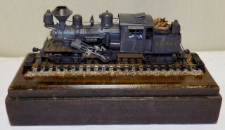 Vintage United Models Ho Brass Bb & Pc Railroad Locomotive Model Engine