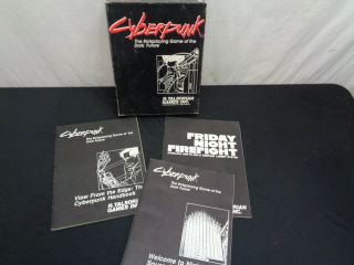 Cyberpunk The Roleplaying Game Of The Dark Future Vintage Rpg 1988 (oaw14)