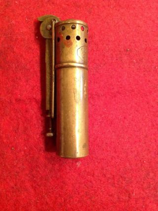 Imco 2200 Brass Trench Lighter Austria Pocket Top Striker Vintage 2