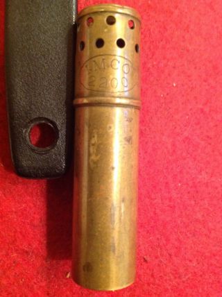 Imco 2200 Brass Trench Lighter Austria Pocket Top Striker Vintage 3