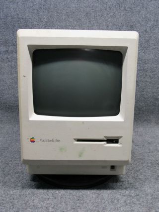 Vintage Apple Macintosh Plus M0001A All - In - One Computer 2
