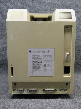 Vintage Apple Macintosh Plus M0001A All - In - One Computer 5