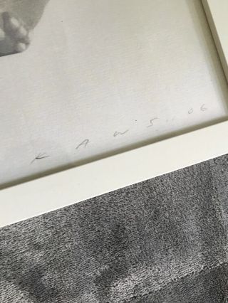 Fake KAWS “Infant Print” 20 X 20.  Poster.  Rare Print Signed,  Read 4