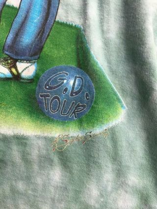 Vintage Grateful Dead Shirt Size XL 90s Tour Golf Promo Steal Your Face Band Tee 3