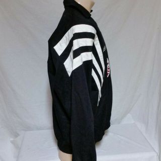 VTG 1995 Adidas Newcastle United Football Jumper Jacket 90s Soccer Shirt XL 4