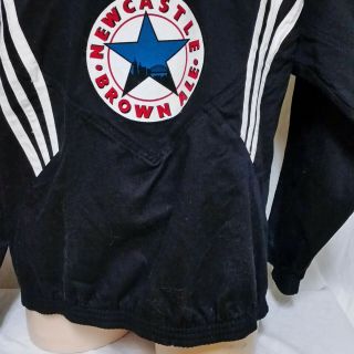 VTG 1995 Adidas Newcastle United Football Jumper Jacket 90s Soccer Shirt XL 8