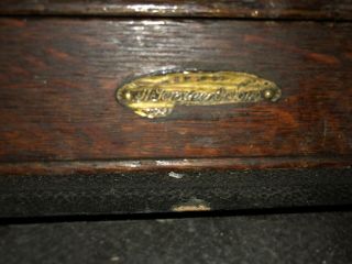 Vintage Antique H Gerstner & Sons Machinist Tool Box Chest 7 Drawers Restore 5