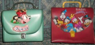 Vintage School Bag Walt Disney Italy - Minnie,  Mickey Mouse,  Donald Duck,  Daisy,  Goofy
