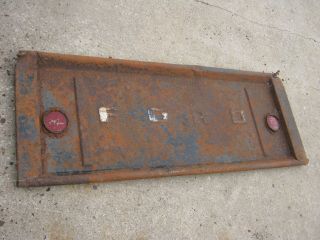 Antique Vintage Rustic Rusty 1956 Ford Truck Tailgate Great For Decor Has Petina
