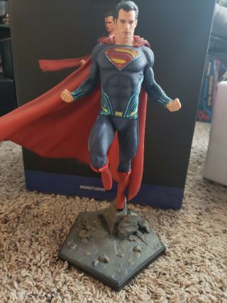 Iron Studios Superman 1/10 Scale Statue Justice League Rare Polystone