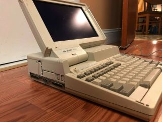 Vintage Sharp Mz - 100 Laptop Computer Rare