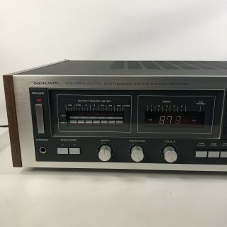 Vintage Realistic STA - 2500 Digital Synthesized AM FM Stereo Receiver Amplifier 2