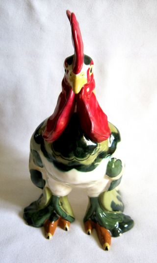 Vtg KAY FINCH California Pottery Hand Painted 10.  5 