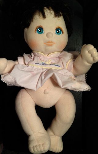 My Child Mattel Vintage 1985 Doll Pa 60 Brunette Blue Eyes Pony Tail Pretty
