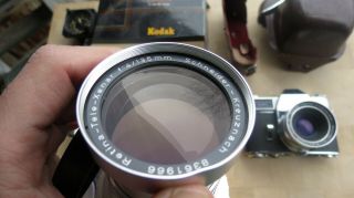 Vintage Kodak Retina Reflex III 35mm Camera lenses plus Boxs 4